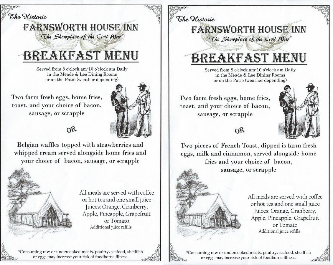 Farnsworth House Inn Gettysburg Exterior foto